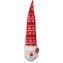 Hračka Dog Fantasy Winter Tale koule s čepicí červená, pískací  38cm