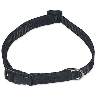 Obojek BAF nylon černý 1x26-35cm