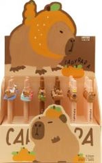 Długopis żelowy Capybara 0,5mm nieb (36szt)