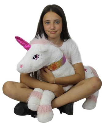 JEDNOROŻEC PLUSZ 60CM Z MUZYKĄ 1000817