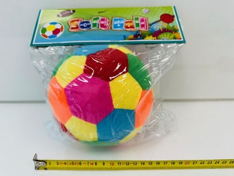 PIŁKA DZWONIĄCA WELUR MIĘKKA 15CM 1378134