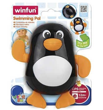 NAKRĘCANY PINGWIN DO KĄPIELI 007102