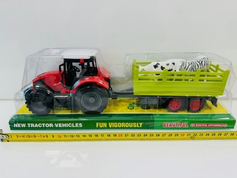 TRAKTOR Z PRZYCZ/ZWIERZAKAMI 666-153A