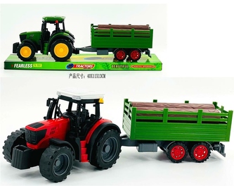 TRAKTOR Z PRZYCZ/DRZEWEM 666-264