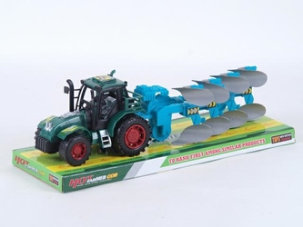 TRAKTOR Z PŁUGIEM 628