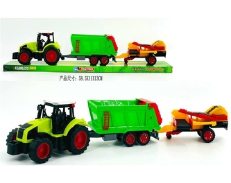 TRAKTOR Z MASZYNAMI 666