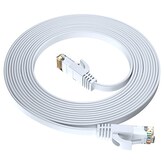 GoGEN síťový (RJ45), plochý, CAT6, 1m - bílý kabel