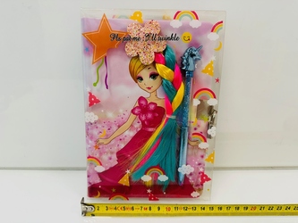 PAMIĘTNIK Z WARKOCZEM +DŁUGOPIS