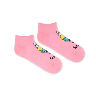 Kotníkové ponožky Zmrzkomačky Růžové M (39-42)