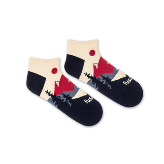 Kotníkové ponožky Panoramata Béžové M (39-42)