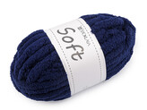 Pletací příze žinylková Soft 250 g - 1 ks - 24 modrá berlínská