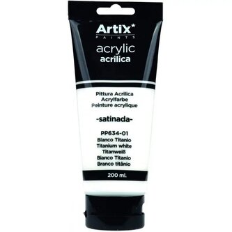 Barva akrylová 75 ml bílá