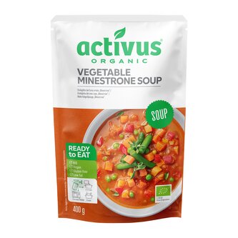 Polévka minestrone 400 g BIO   ACTIVUS Polévka minestrone 400 g BIO   ACTIVUS