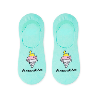 Neviditelné ponožky Ťapa Zmrzkomačky Tyrkysové S (35-38)