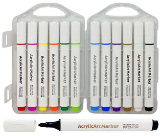 Akrylové popisovače 12 barev