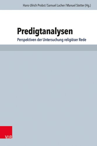 Predigtanalysen