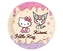 Papírové talíře Hello Kitty a Kuromi – 23 cm, 8 ks