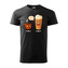 Tričko s potiskem Sorry, I´m latte: černé 3XL