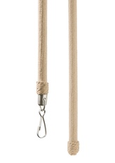 Manipulační tyč na závěsy, 125 cm - béžová