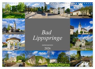 Bad Lippspringe Impressionen (Wandkalender 2026 DIN A3 quer), CALVENDO Monatskalender