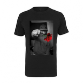 Triko Mister Tee Pistol Rose - černé, XS