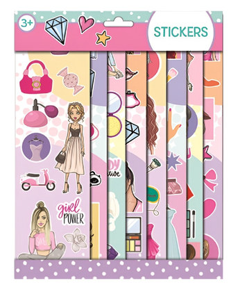 Sada samolepek móda 8 listů