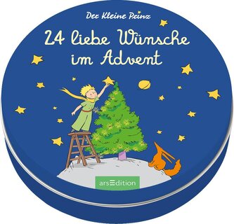 Adventskalender in der Dose. Der Kleine Prinz. 24 liebe Wünsche im Advent Adventskalender in der Dose. Der Kleine Prinz. 24 liebe Wünsche im Advent