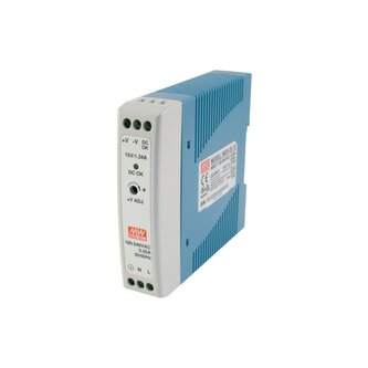 Spínaný zdroj na DIN lištu 20W, 15V/1,34A DC