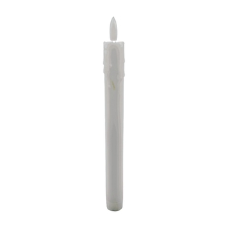 Bílá LED svíčka sada 6ks, 25,5 cm