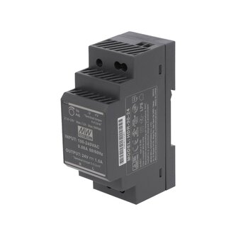 Spínaný zdroj na DIN lištu 36W, 24V/1,5A DC