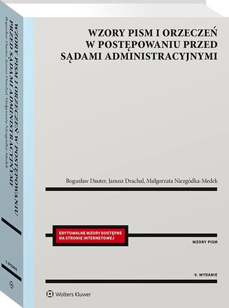 Wzory pism i orzeczeń w postępowaniu przed...