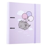 Kroužkový pořadač se spojovací svorkou Pusheen: Létající kočka (28 x 32 x 7 cm)
