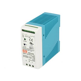 Spínaný zdroj na DIN lištu 59,34W, 13,8V/4,3A DC