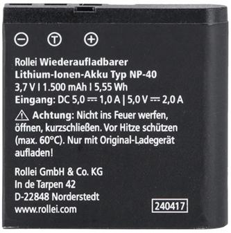 Rollei náhradní baterie pro fotoaparát Powerflex 10X Retro, Powerflex Compact