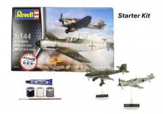 Revell Starter Kit - Messerschmitt Bf109E & Ju87B Revell Starter Kit - Messerschmitt Bf109E & Ju87B