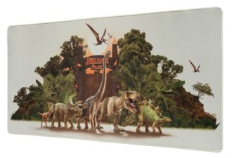 Herní podložka na stůl Jurassic Park|Jurský park: Dinosauři útočí (80 x 35 cm)