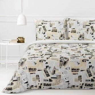 Povlečení NEWS 100% bavlna 1x 220x200 cm, 2x povlak 70x80 cm francouzské povlečení MyBestHome