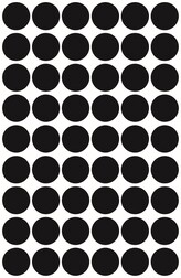 Avery Zweckform 3140 Samolepící kolečka Ø 12 mm, 270 ks, černé