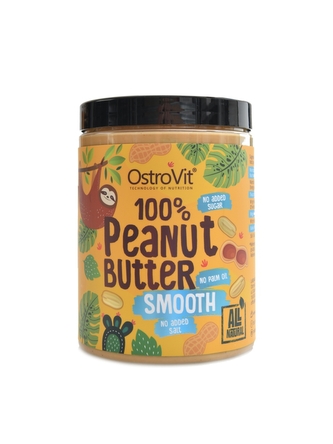 Ostrovit - Peanut butter smooth 1000g arašídové máslo jemné Ostrovit - Peanut butter smooth 1000g arašídové máslo jemné