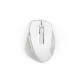 Hama bezdrátová optická myš WM-500, nabíjecí, tichá, bílá
