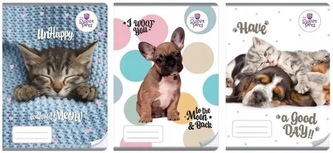 Zeszyt A4/32 kartki The Sweet Pets Pies Kratka