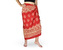 Sarong - Pareo REN, kvítek, červená