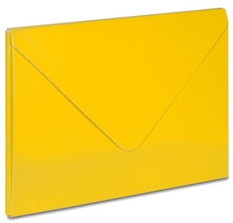 Teczka kopertowa A4 2 10mm żółta, VauPe