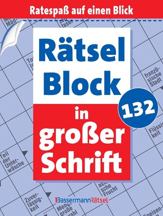 Rätselblock in großer Schrift 132 (5 Exemplare à 2,99 EUR)