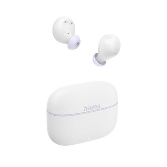 Hama Bluetooth sluchátka Freedom Buddy II, špunty, bílá