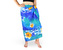 Sarong - Pareo REN, ibišek malý, modrá