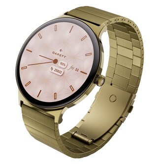 Garett Smartwatch Verona 2 zlatá, gold SOLID steel
