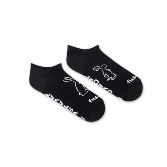 Dětské kotníkové ponožky Bob a Bobek Inverz Černé M (27-30)