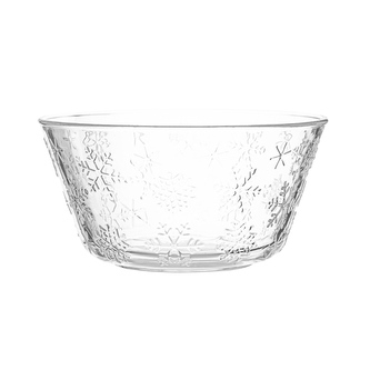 Miska sklo 13cm sněhové vločky