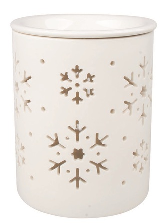 Aromalampa vločky porcelánová 10.5 x 13 x 10,5 cm Aromalampa vločky porcelánová 10.5 x 13 x 10,5 cm